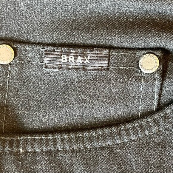 Brax Blue Lab Feel Good "Cesar" Black Slack Stretch Pants - Picture 5 of 15